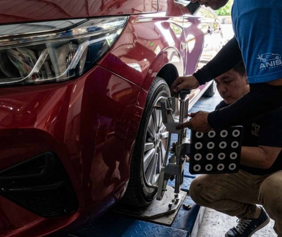 Auto Wheel Alignment by Anis Car Repair Mechanic in Manila Shop